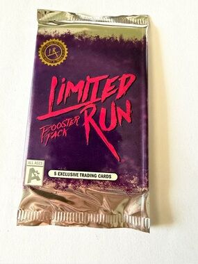 Limited Run Games - Collectible Card Booster Pack - Series 1 - purple - New/Seal